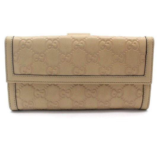Gucci Beige GG Logo Stud Long Wallet 269970 28257631
