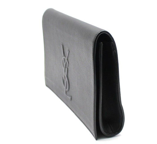 Saint Laurent Black Leather Belture Clutch 361120 28257285