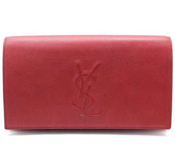 SAINT LAURENT Rote Leder Belle du Jour Clutch 361120 28257270