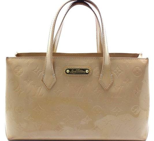 LOUIS VUITTON Monogram Vernis Wilshire PM Tote Bag M91452 28257526