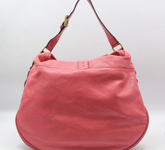 MULBERRY ピンクレザー マーベル ホーボー ショルダーバッグ 28257451