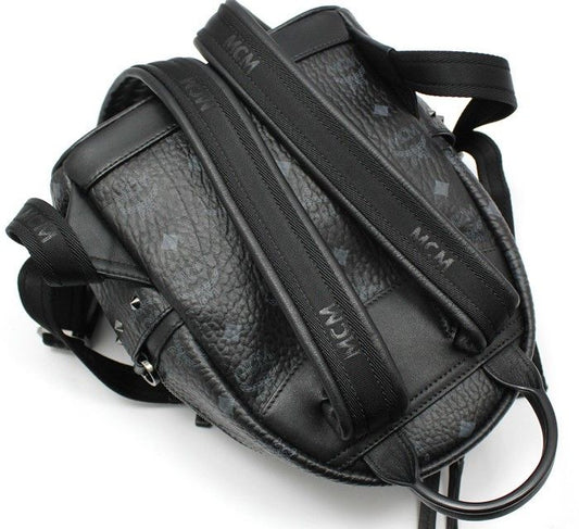 MCM MWK6SVI86 ブラック ビセトス スターク スタッズ ミニ バックパック 28257410