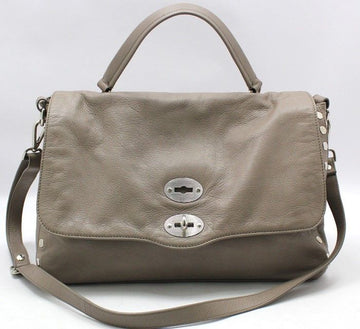 ZANELLATO Grau Postina Soft Marsilia Mittel Schultertasche 123456 28257321