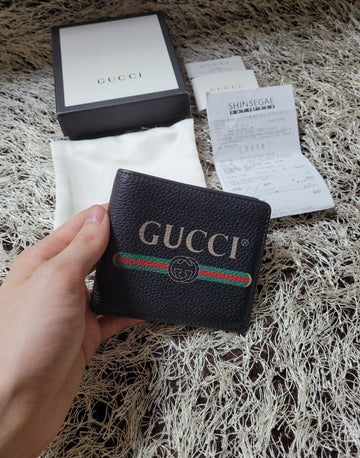 GUCCI OS Black Bänderlogo Geldbörse 25524907