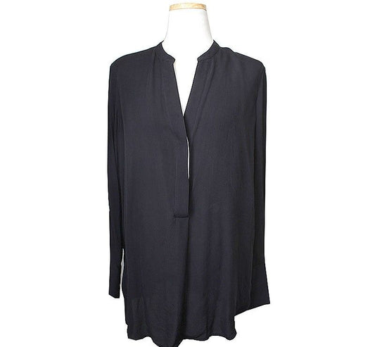 Vince Two-Tone Silk Blouse 55 32694967