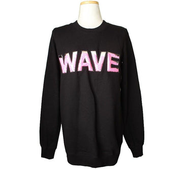 Markus Lupfer Pink Moving Sequin Black Sweatshirt 55 26807105