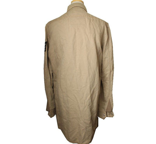 Zadig & Voltaire Khaki Linen Blend Military Jacket 55-66 26809081