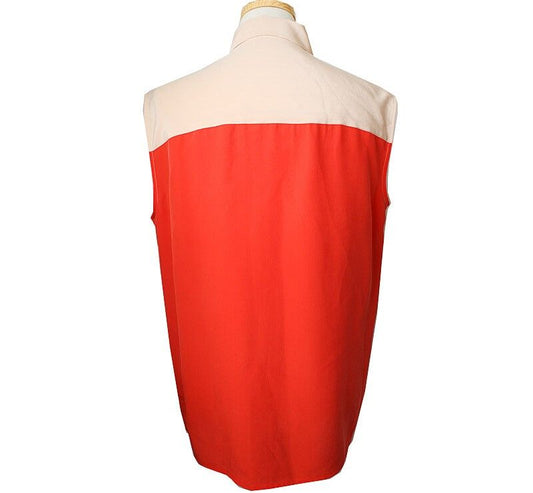 Equipment Silk Two-Tone Sleeveless Top 55 31326427