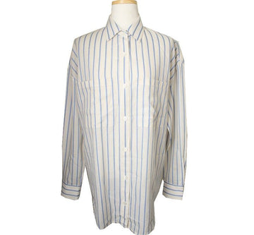 Theory Striped Cotton Shirt S 26809078
