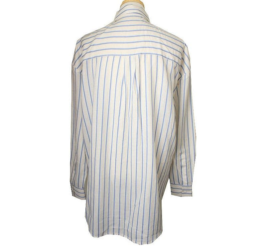 Theory Striped Cotton Shirt S 26809078