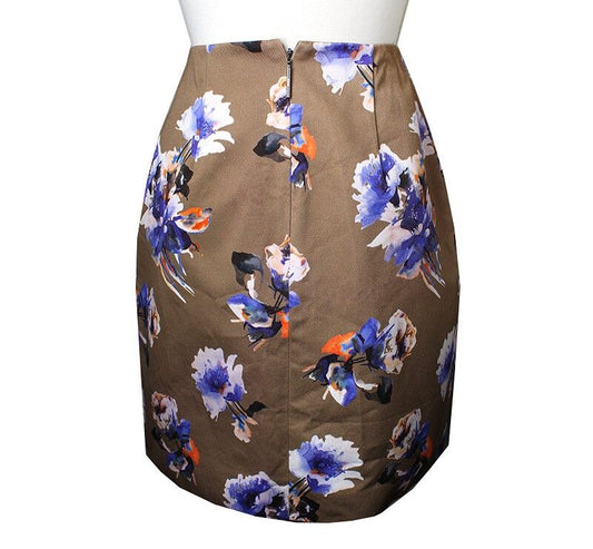 MSGM Flower Print Skirt 55 32694972