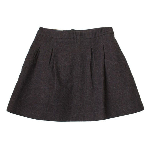 Vanessa Bruno Atte Brown Wool Blend Skirt 38 26809201