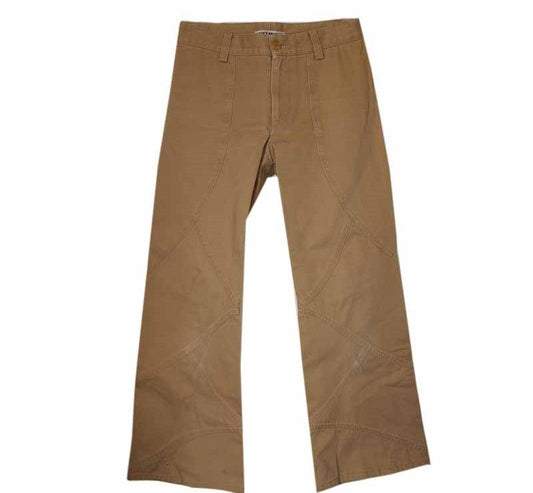 ISSEY MIYAKE Issey Beige Applikation Weite Jeanshose 1 26809490