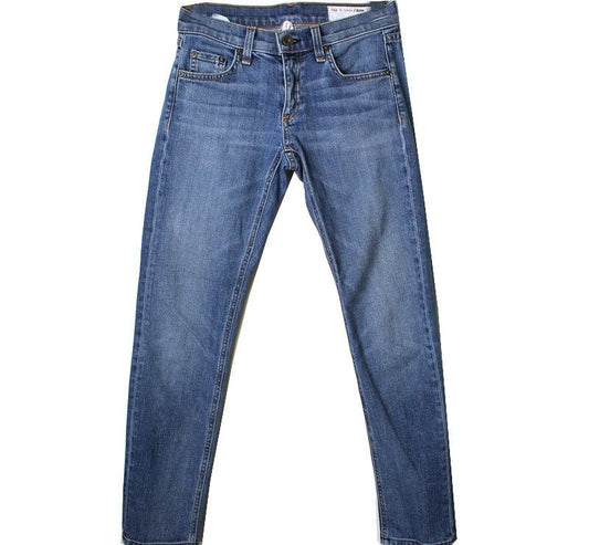RAG & BONE Blau gewaschene Skinny Jeans 23 26810093
