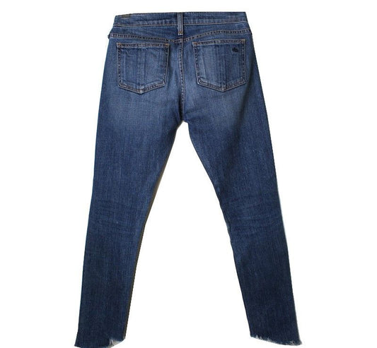 RAG & BONE Blaue Denim Unbalanced Cut Skinny Jeans 24 26809802