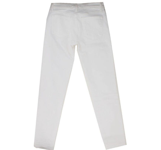 J BRAND Weiße beschädigte Skinny-Jeans 24 26810020