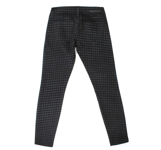 CURRENT ELLIOTT Current/Elliott Dunkelgrau gepunktete Denimhose 24 26809715