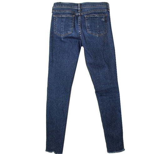 RAG & BONE Blaue Destroyed Skinny Jeans 24 26809807