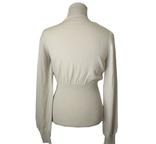 Viktor&Rolf Victor & Rolf Lace Trim Gray Turtle Neck Knit 44~55 26809949