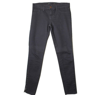 J BRAND Khaki-Grau Ankle Zip Denim Skinny Pants 25 26809806