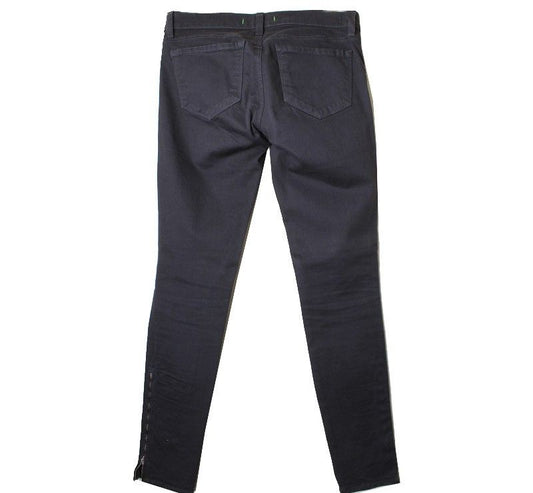 J BRAND Khaki-Grau Ankle-Zipper Denim Skinny Hose 25 26809806