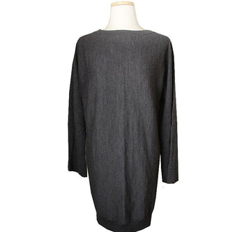 ZADIG & VOLTAIRE Graue Strickkleid mit Pailletten XS 26809963