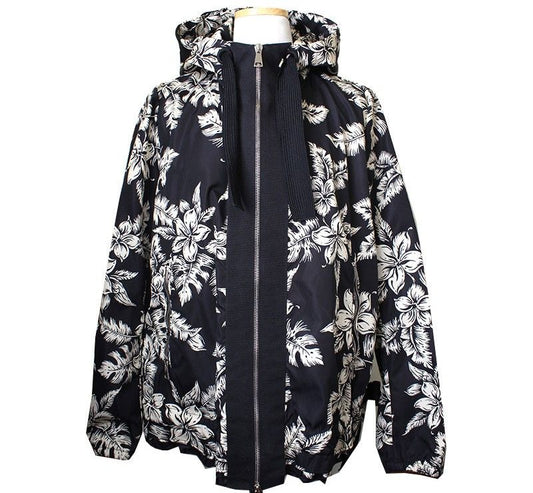 Moncler Flower Windbreaker Zip-Up Jumper 55 29934315