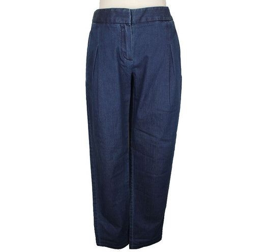 THEORY Blau gewaschene weite Jeanshose 4 26809997