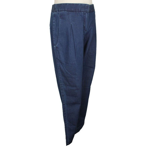 THEORY Blau gewaschene weite Jeanshose 4 26809997