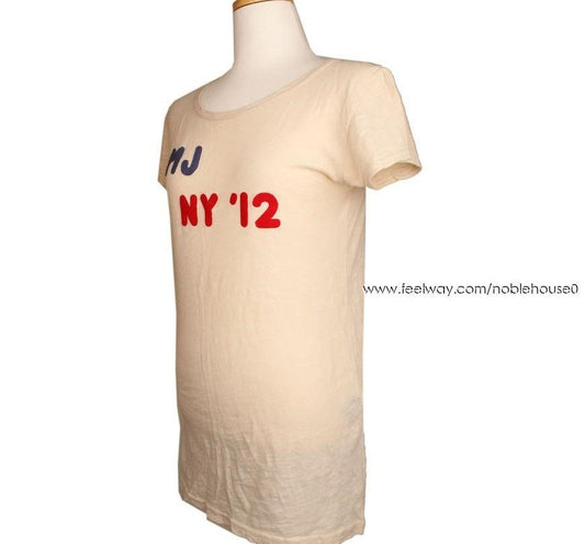 Marc Jacobs Marc by Ivory Applique T-Shirt XS 26807388