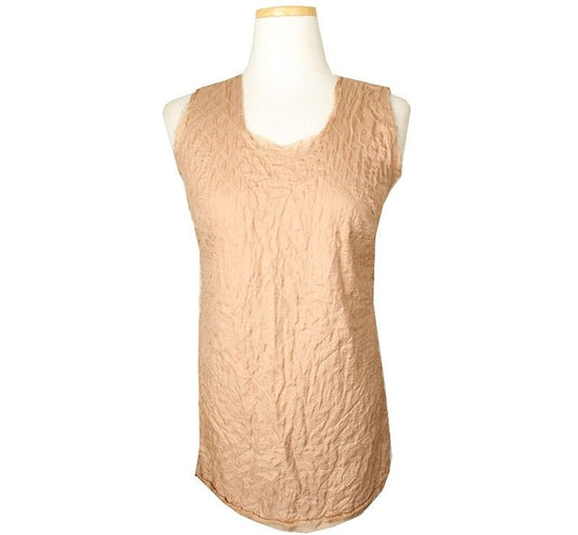 Lanvin Matelassé Beige Sleeveless Top 66 26807280