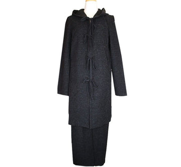 JILL STUART Metal Black Wool Blend Two-Piece 55 26809620