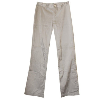 ISSEY MIYAKE Hochglänzende silberne Weite Hose 1 26810055