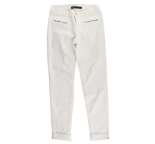 THEORY X-Jaybrand Weiße Skinny Roll-Up Denim-Hose 24 26809765