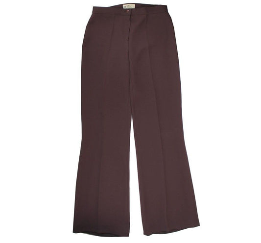 BLUMARINE Schokoladenbraune Weite Hose 38 26809639
