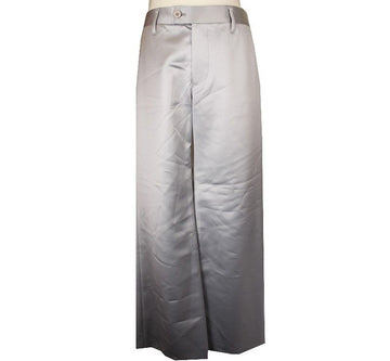 ISSEY MIYAKE Issey FETE Shiny Silver Wide Pants 1 26809849