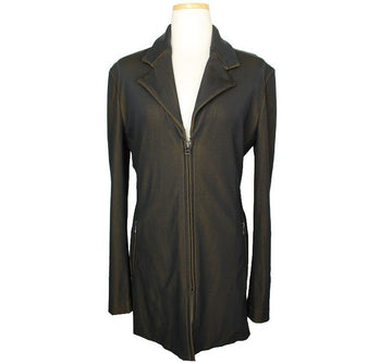 ISSEY MIYAKE Issey Two-Tone Ribbed Zip-Up Jacket 66 26810147