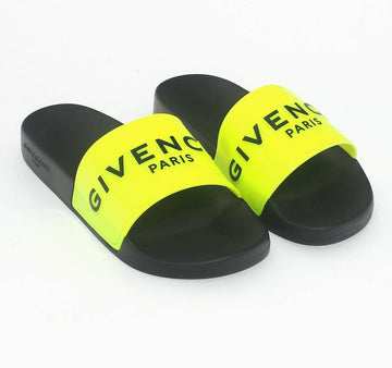GIVENCHY Logo-Slide-Slipper Schwarz-Neon 21SS 23979556