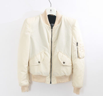 AS65 Vintage-Wasch-Bomberjacke mit Power-Schultern aus Kaninchenfell 17FW 18449249
