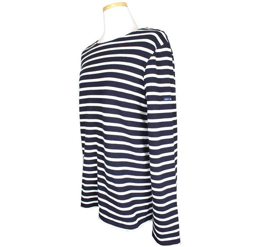 Saint James Navy Stripe Long Sleeve Top M Unisex 26807211