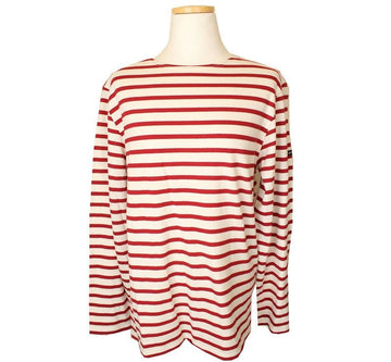 Saint James Red Stripe Long Sleeve Top S 55 66 26807345