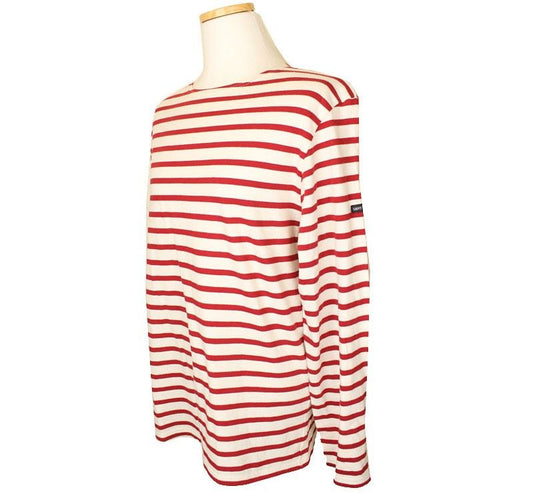 Saint James Red Stripe Long Sleeve Top S 55 66 26807345