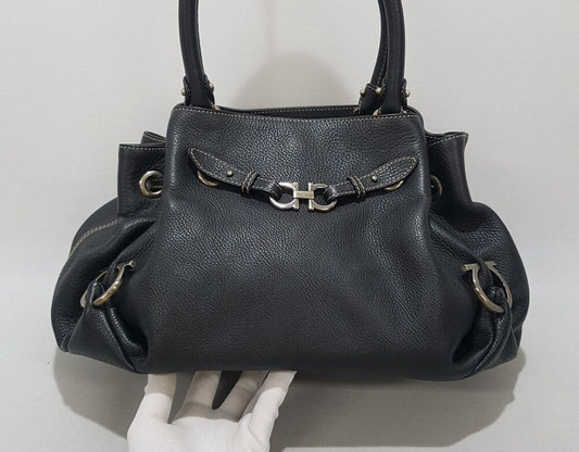 SALVATORE FERRAGAMO ガンチーニ装飾トートバッグ 37598219