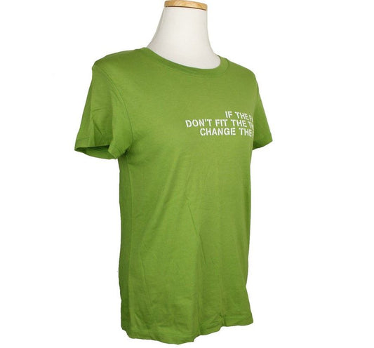 Theory Lime Lettering Round Neck T-Shirt 55 26807159