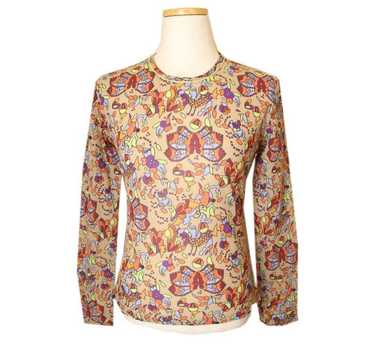 ISSEY MIYAKE Issey FETE Multi Print Top 2 26807135