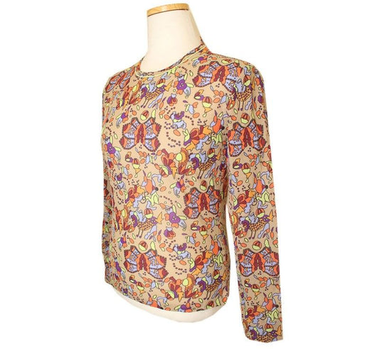 ISSEY MIYAKE Issey FETE Multi Print Top 2 26807135