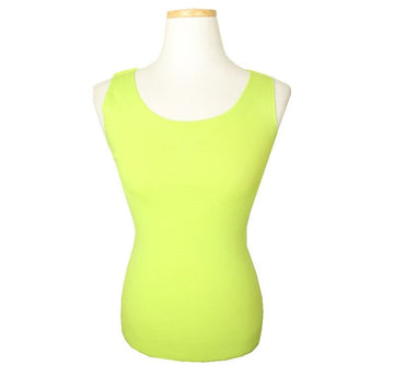 ISSEY MIYAKE ME Fluorescent Green Sleeveless Top 44 26807137