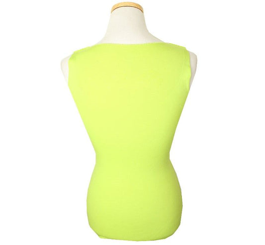 ISSEY MIYAKE ME Fluorescent Green Sleeveless Top 44 26807137