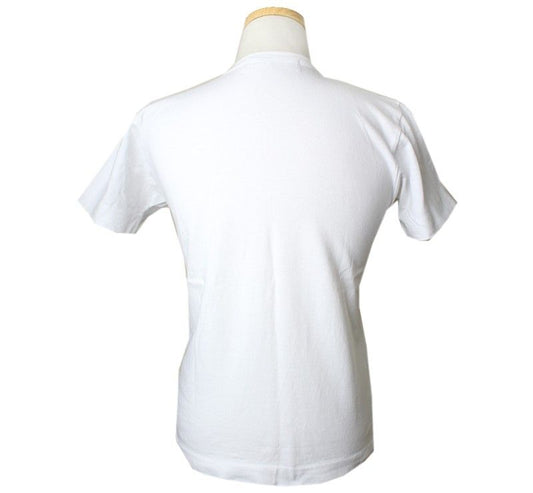 Comme Des Garcons Big Heart Logo Printed White T-Shirt S 26807091