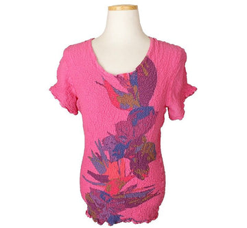 ISSEY MIYAKE Issey ME Multi-Pattern Crinkle Cotton Top F 26809093